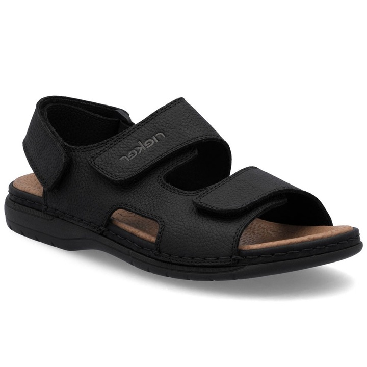 Sandale pentru barbati, Rieker, BM223042, Negru