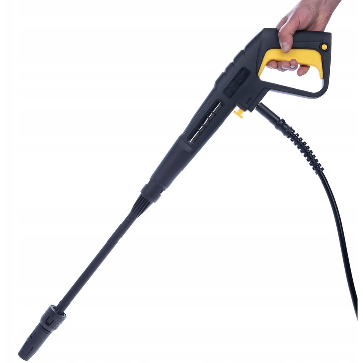 Комплект горелка и маркуч 10 м за водоструйка Rosfix Karcher K2-K7, дюза Vario, Click Connect