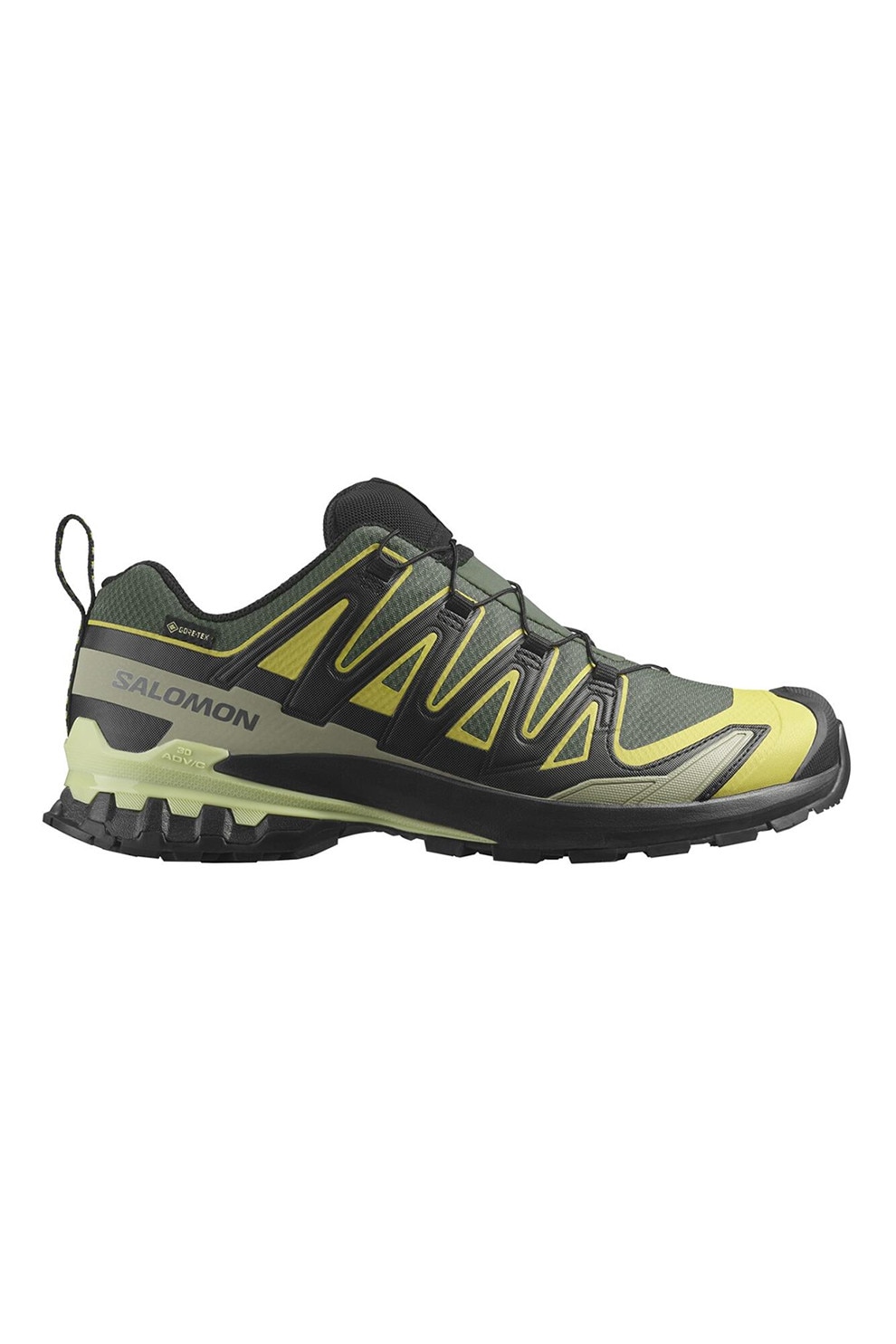Salomon, Pantofi XA Pro 3D pentru alergare trail, Verde, Negru, 8