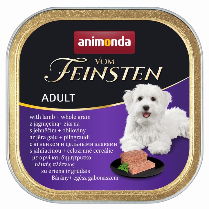 Hrana umeda pentru caini, Animonda, 150g, cu miel si cereale