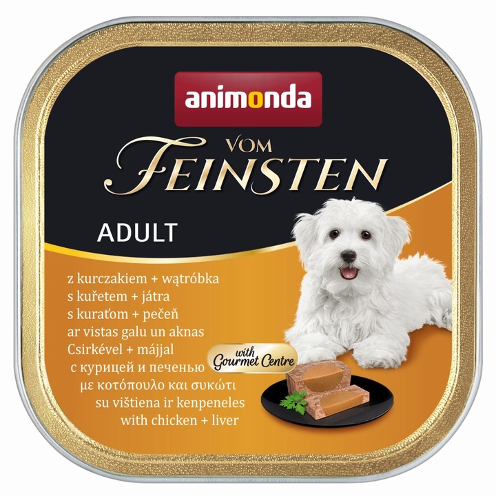 Animonda, hrana umeda pentru caini, cu pui si ficat, 150g