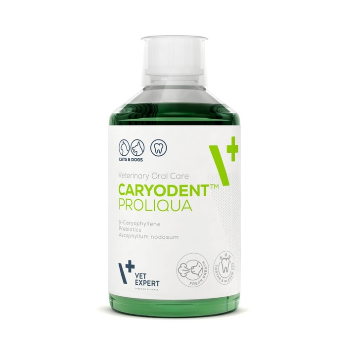 Lichid de igiena orala pentru caini si pisici Vet Expert Caryodent Proliqua 250ml