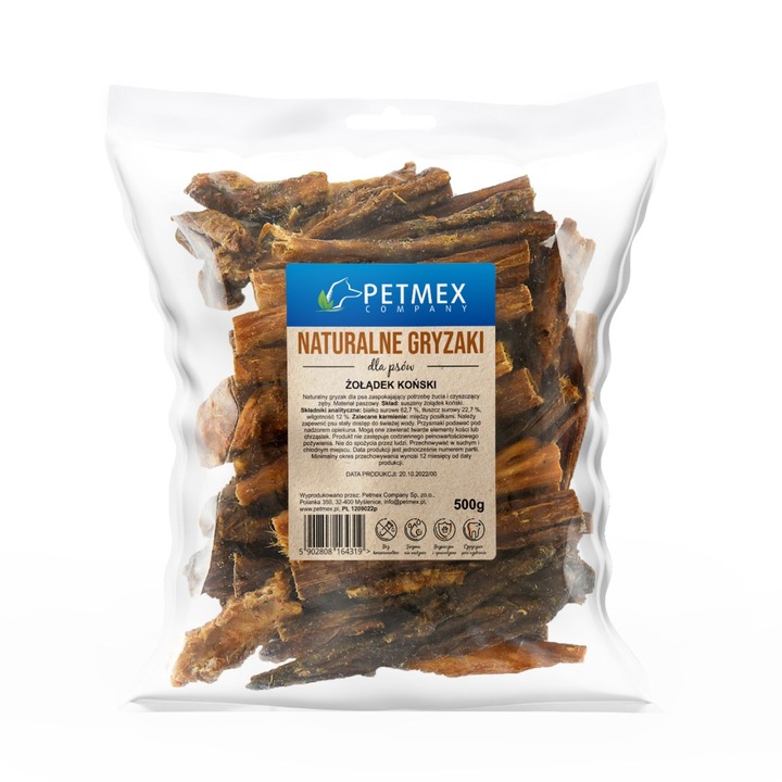 Натурална награда за кучета, Petmex, за конско стомахче, 500 гр