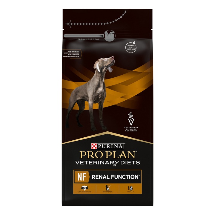 Purina Pro Plan Dieta Veterinara NF Functie Renala, 1,5kg, continut scazut de fosfor, proteina de inalta calitate