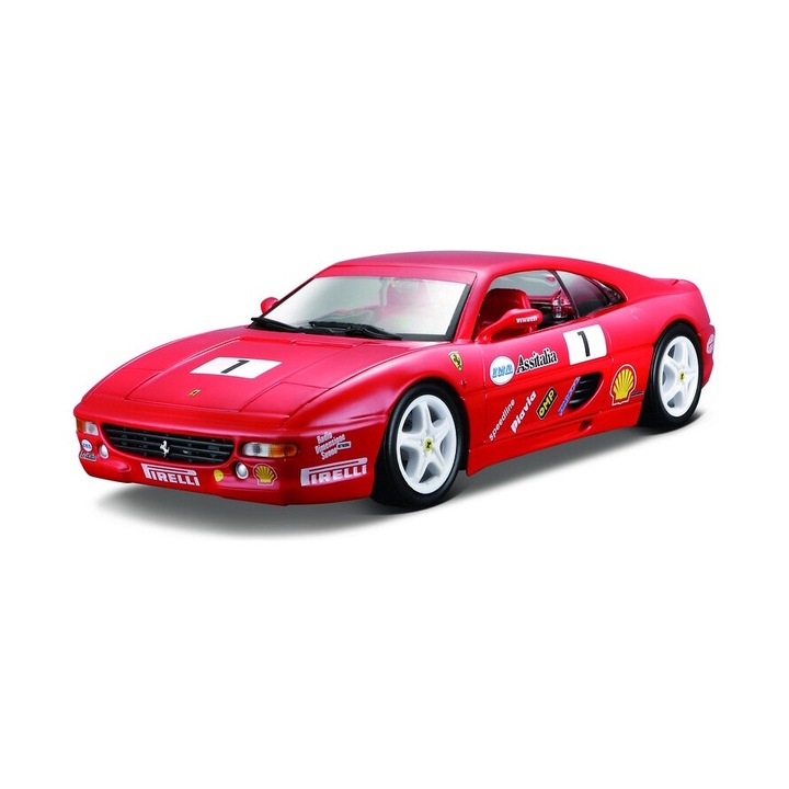 Masinuta, BBurago, Ferrari F355 Challenge, 1:24, rosu