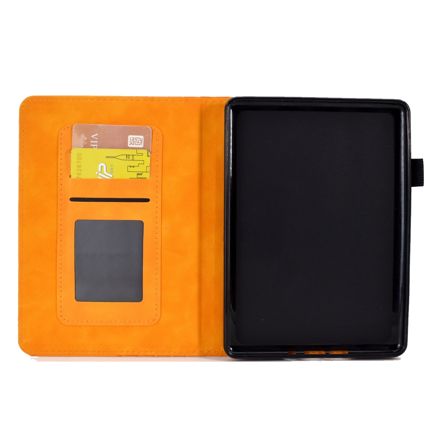 Husa tableta pentru Amazon Kindle PaperWhite 12th Gen 2024, piele gravata cu romburi, tip carte cu inchidere inteligenta, acces complet la porturi, kaki