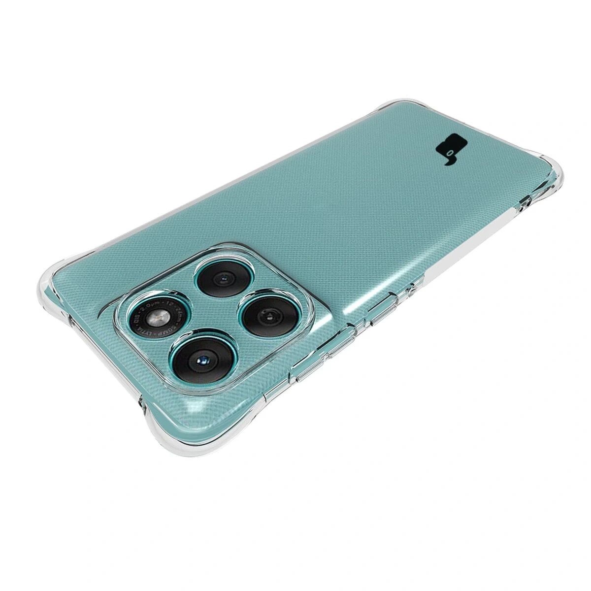 Carcasa transparenta, Bizon Case Salpa, pentru Motorola Edge 60 Fusion, protectie impotriva zgarieturilor, dimensiuni 15,82x7,15cm
