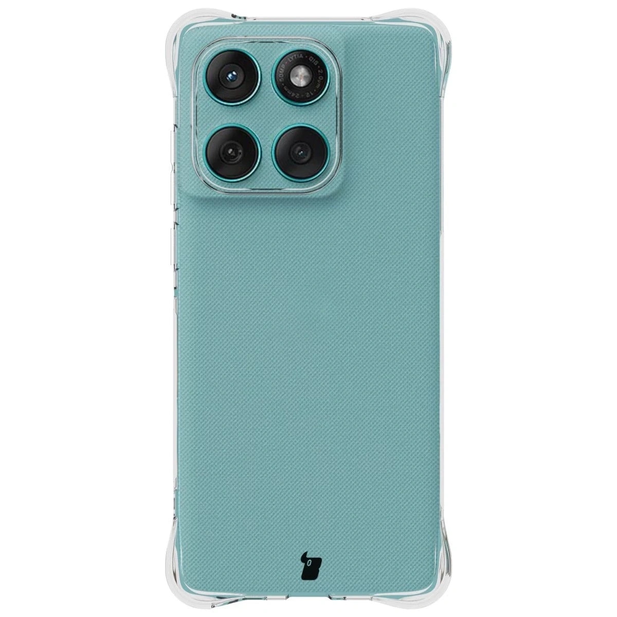 Carcasa transparenta, Bizon Case Salpa, pentru Motorola Edge 60 Fusion, protectie impotriva zgarieturilor, dimensiuni 15,82x7,15cm