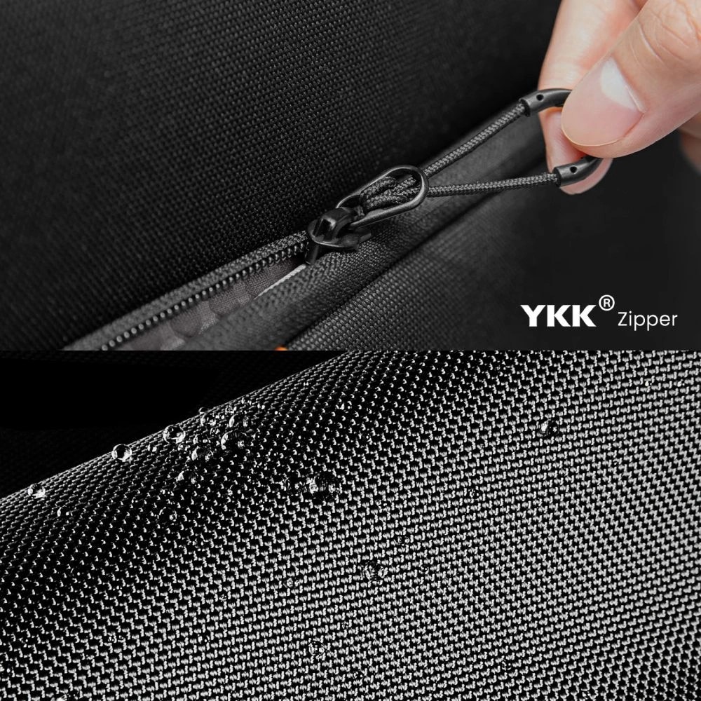 Geanta pentru laptop Tech-Protect Defender VR, neagra, 13-14 inci, set cu curea, dimensiuni 35,5x25,5x4,2cm