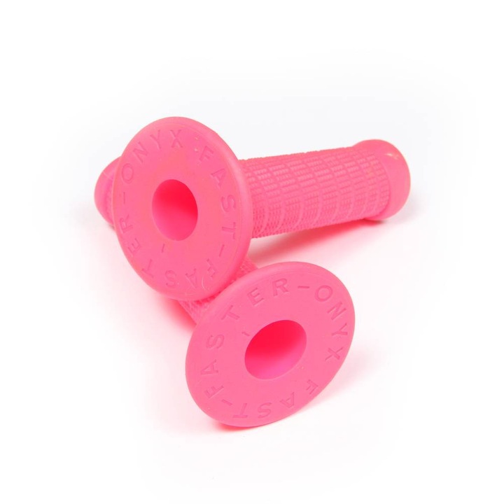 2 darabos motorkerékpár-kormánykészlet ONYX, bal/jobb, rózsaszín, 125x22x24mm