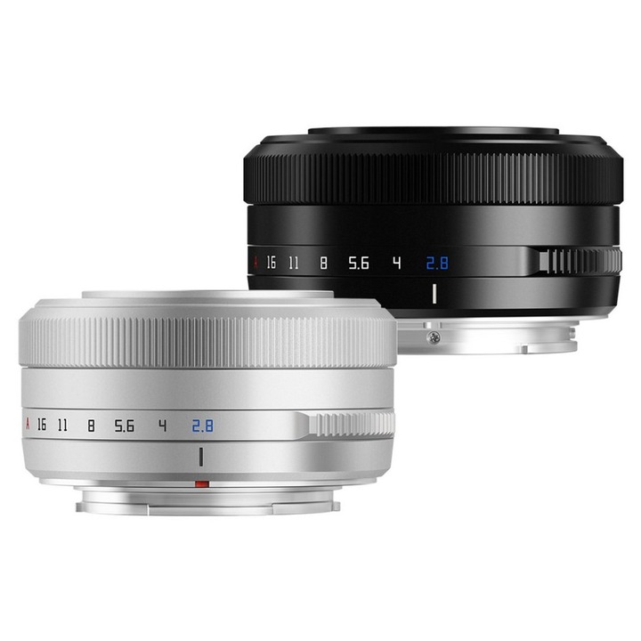 Obiectiv AutoFocus TTArtisan 27mm F2.8 AF APS-C Fujifilm FX Silver