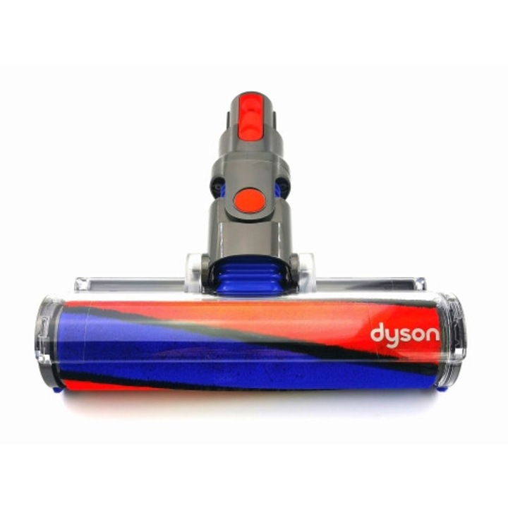 Electroszczotka originala SOFT ROLLER pentru aspiratoare Dyson V7, culoare alba, dimensiuni 30x15x10cm