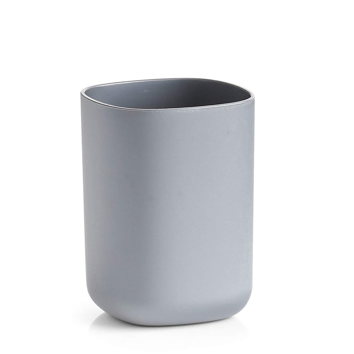 Pahar, Zeller, plastic, antracit 7,3x7,3x9,5