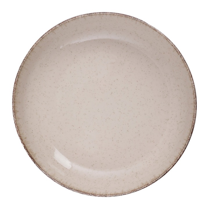 Set de masa 18 piese, Hermia Concept, portelan, sigur pentru microunde, alb