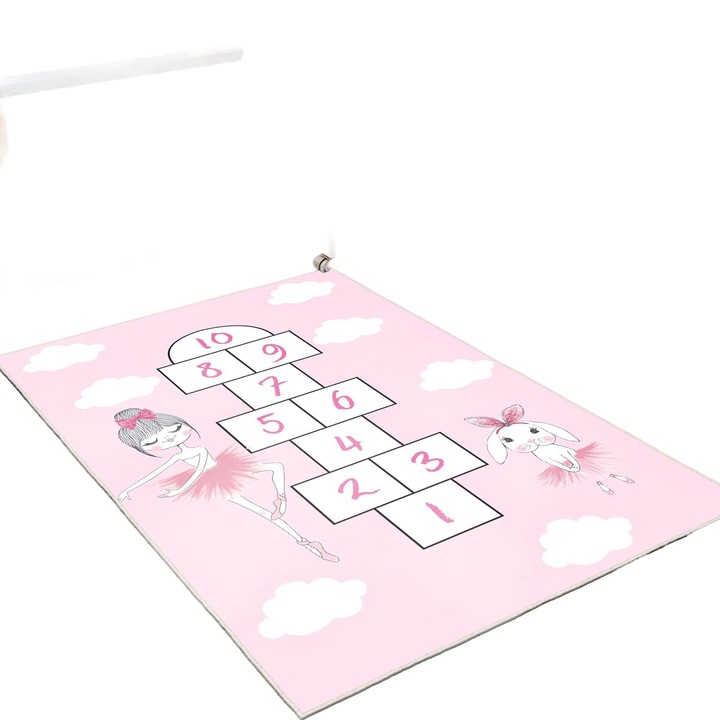 Szőnyeg, Conceptum Hypnose, Poliészter, 80x120 cm, Rózsaszín