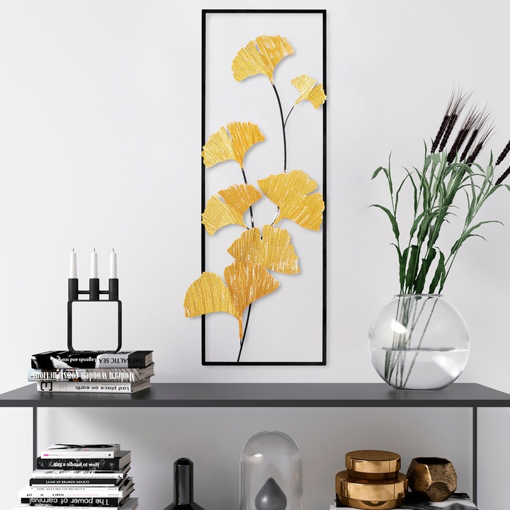 Fali dekorációs kiegészítő, Wallity, kézzel készített, 32x90x4cm