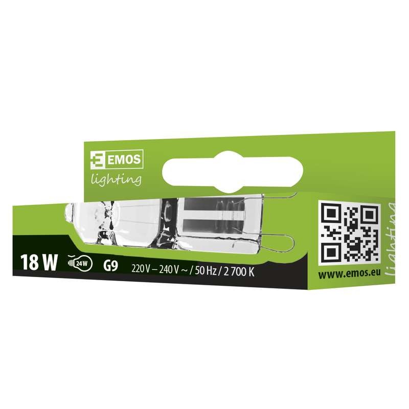 Bec ECO halogen ZE0302, lumina calda 2700K, 28W, 370lm, tip capsula, G9, 2000 h functionare, garantie 2 ani, Emos