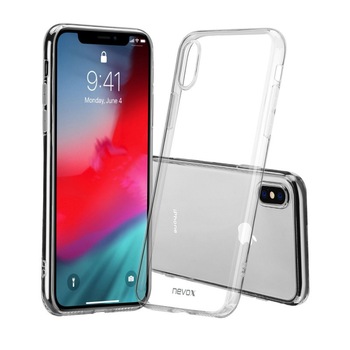 Husa Slim NEVOX StyleShell Flex Apple iPhone Xs/X Clear Husa Slim NEVOX StyleShell Flex Apple iPhone Xs/X Clear