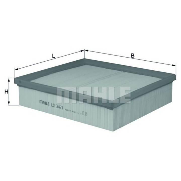 Mahle légszűrő, LX 3471