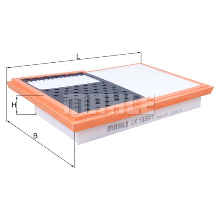 Mahle légszűrő, LX 1850/1
