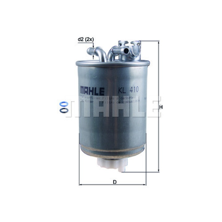 Mahle üzemanyagszűrő, KL 410D