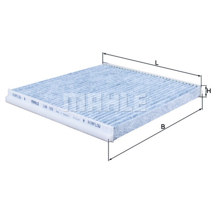 Филтър, вентилация на купето Mahle, LAK 109