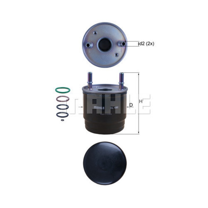 Горивен филтър Mahle, KL 1002D