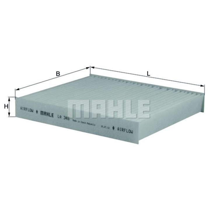 Szűrő, utastér szellőzés Mahle, LA 345