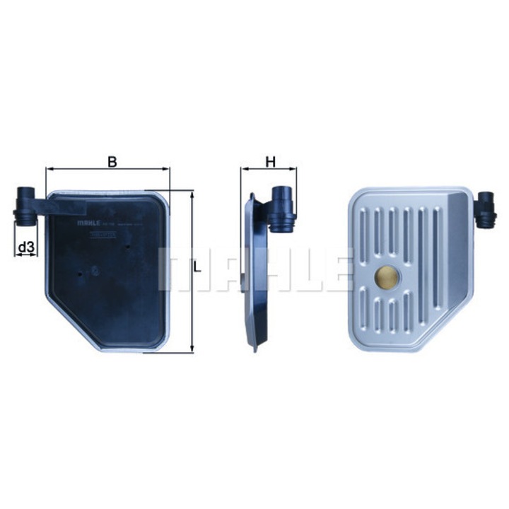 Hidraulika szűrő, automata váltó Mahle, HX 156