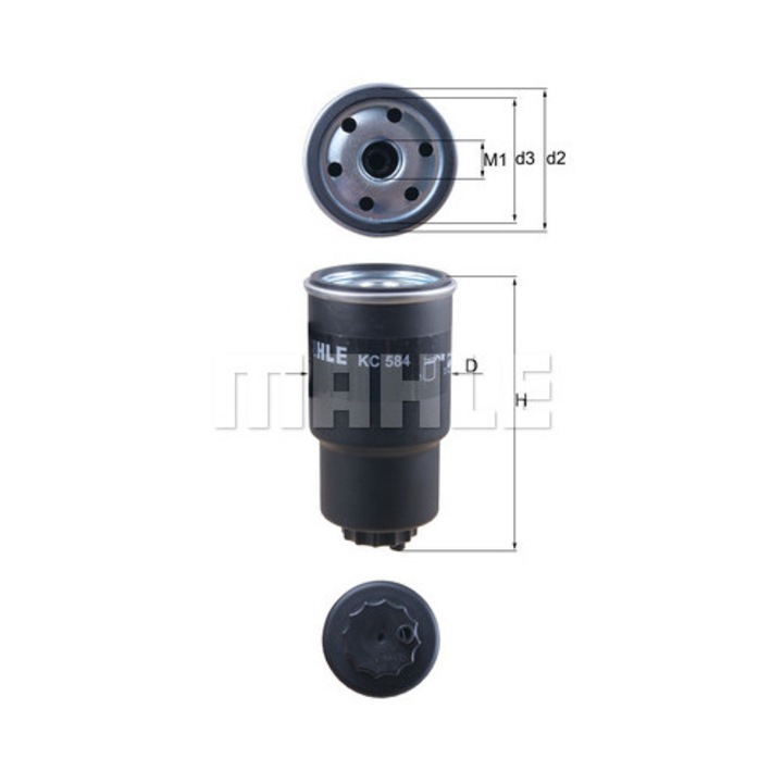 Mahle üzemanyagszűrő, KC 584