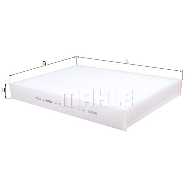 Вентилационен филтър Mahle LA 1185, 336x239x40 мм, 20000 км