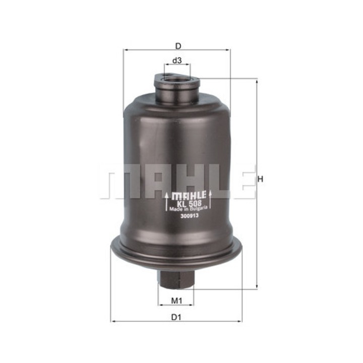 Üzemanyagszűrő Mahle KL 508, M14x1.5, 55.5mm