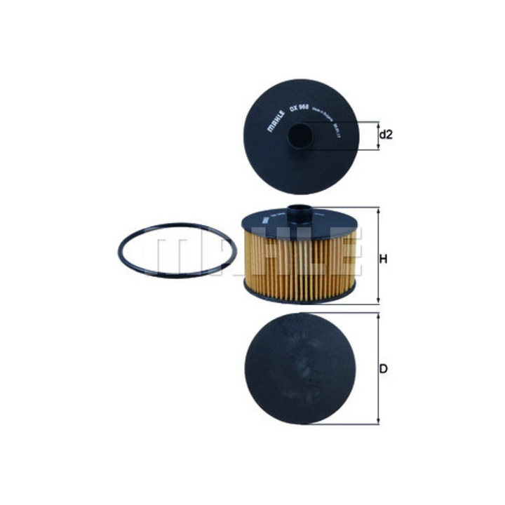 Mahle OX 968D olajszűrő