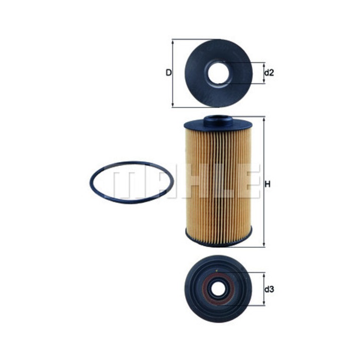 Mahle olajszűrő OX 152/1D