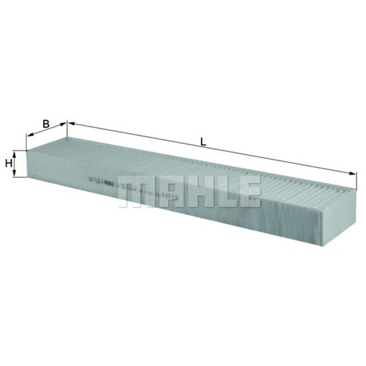 Вентилационен филтър Mahle LA 582, 498x90x45 мм, 81 г