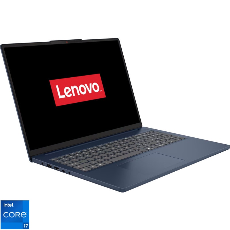 Laptop Lenovo IdeaPad Slim 3 16IRH10 cu procesor Intel® Core™ i7-13620H, 16" WUXGA, IPS, 56GB DDR5, 4 TB SSD, Intel® UHD Graphics, No OS, Cosmic Blue