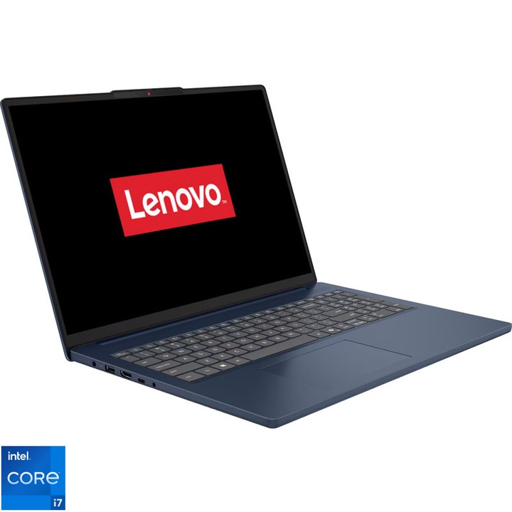 Laptop Lenovo IdeaPad Slim 3 16IRH10 cu procesor Intel® Core™ i7-13620H, 16" WUXGA, IPS, 56GB DDR5, 4 TB SSD, Intel® UHD Graphics, No OS, Cosmic Blue