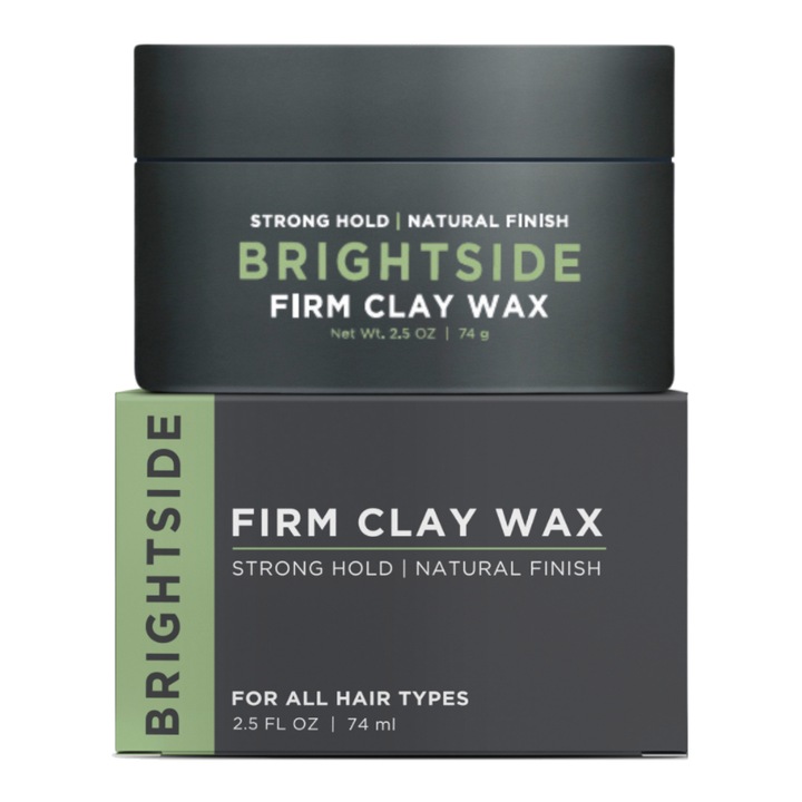 Ceara par Brightside Firm Clay, fixare puternica, finisaj natural, 74g