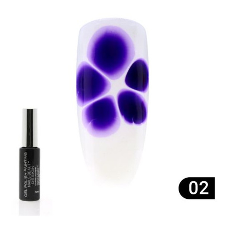 Oja semipermanenta Flowers Ball, Global Fashion 8ml, 02