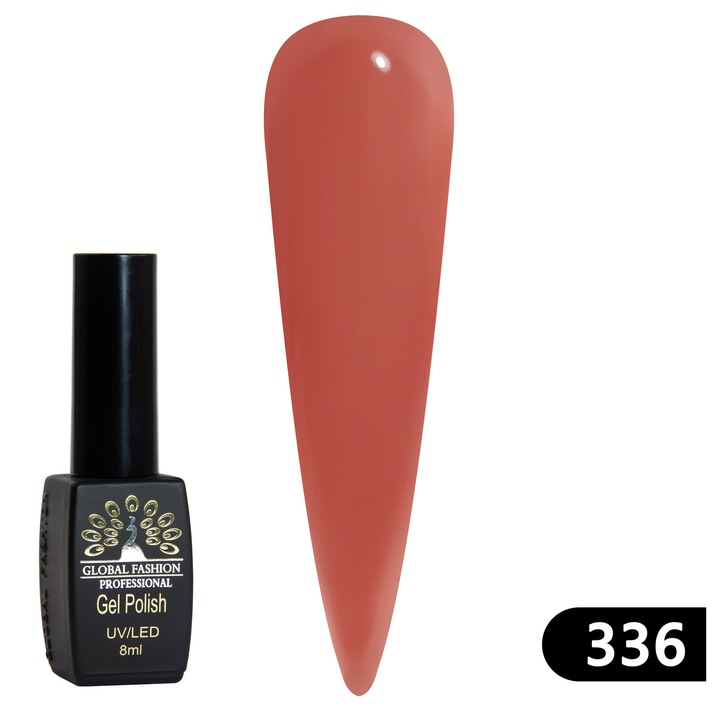 Oja semipermanenta BLACK ELITE, Global Fashion 8ml, 336