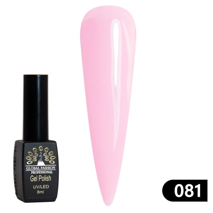 Oja semipermanenta BLACK ELITE, Global Fashion 8ml, 081