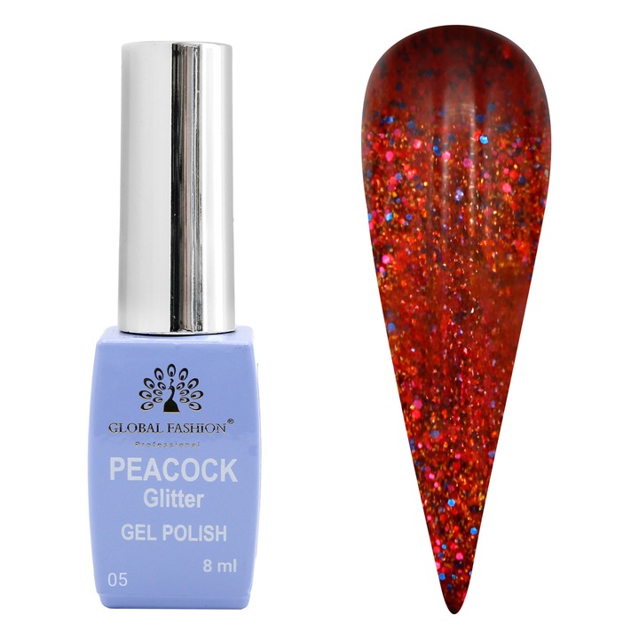 Oja semipermanenta Peacock 8 ml, 05