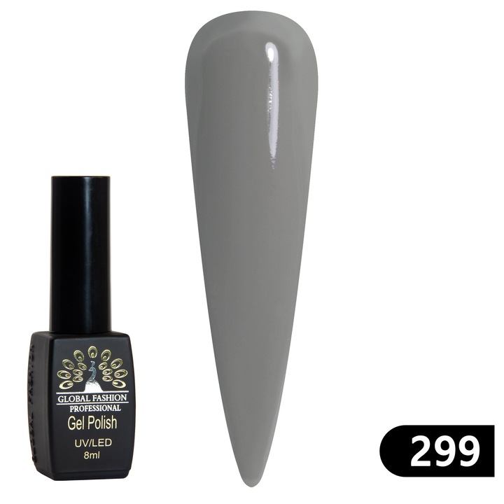 Oja semipermanenta BLACK ELITE, Global Fashion 8ml, 299