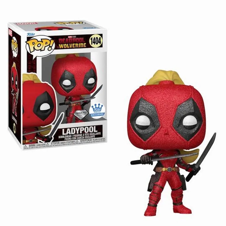 Фигурка Funko Pop! Marvel Ladypool, 9 см, с брокатено покритие