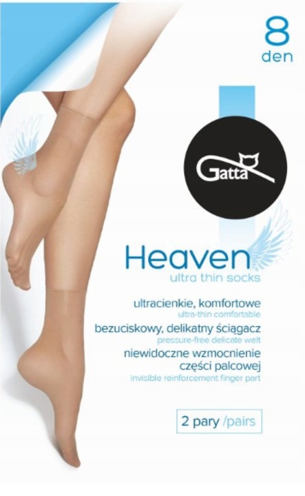 Чорапи Gatta, Heaven Natural, 8 DEN, Natural