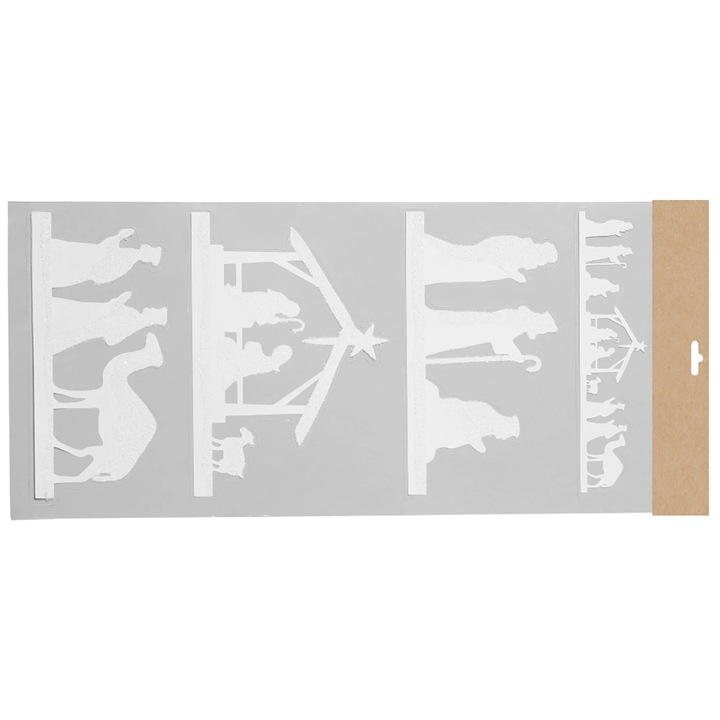 Sticker de fereastra scena nativitatii 49 cm
