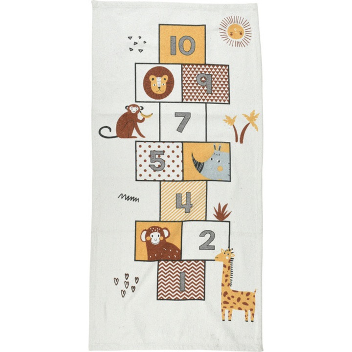 Covor pentru copii cu hopscotch, 70 x 140 cm