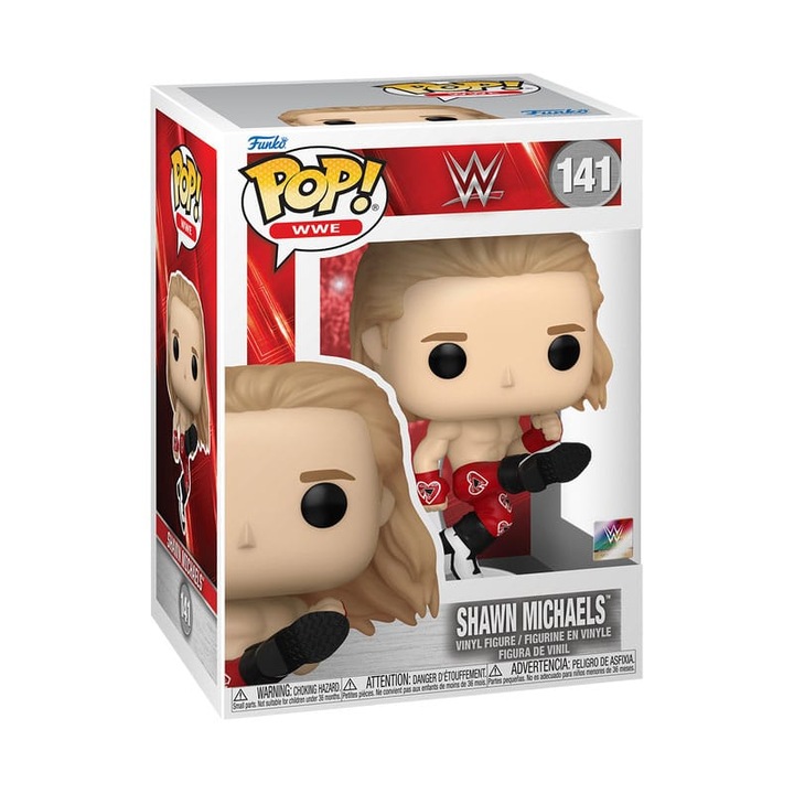 Figurina Funko POP WWE 141 Shawn Michaels, multicolor, 10cm