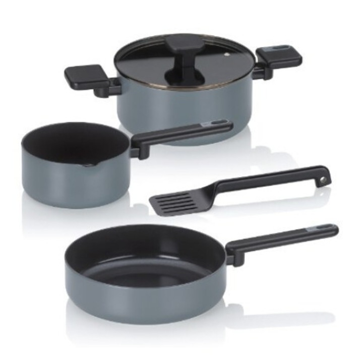 Set 5 piese, Gri inchis, Mira