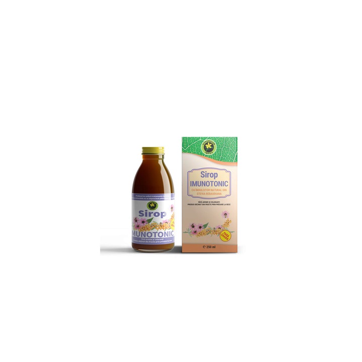 Immunerősítő szirup, Stevia Rebaudiana Hypericum-mal, 250 ml
